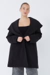 Manteau oversize  fluide avec col chale