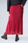 Layered pleated skirt