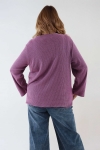 Lurex knit sweater - discreet shine and relaxed elegance