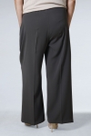 Plain tailored trousers with elasticated waist