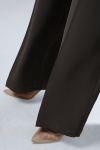 Plain tailored trousers with elasticated waist
