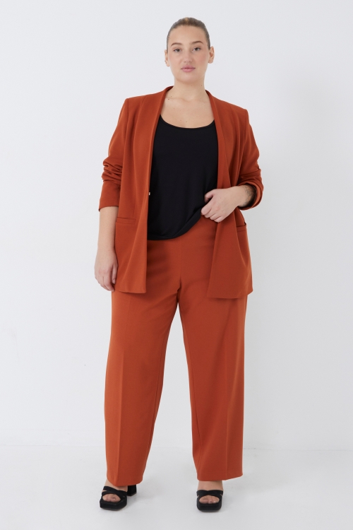 Pantalon droit uni
