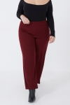 Pantalon droit uni matière chic et confortable