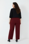 Pantalon droit uni matière chic et confortable