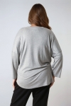 Tshirt  oversize en molleton viscose