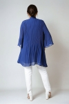 Pleated flowing jacket 