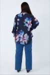 Blouse fluide a imprime floral -elegance et legerete
