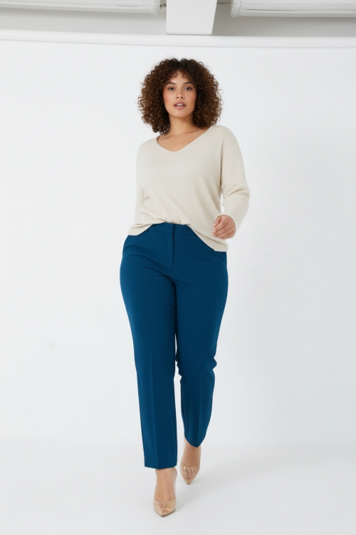 Lurex knit sweater - discreet shine and relaxed elegance