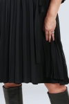 Airy pleated midi dress 