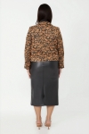 Leopard print suede jacket - Bold elegance