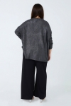 Pull oversize en maille lurex