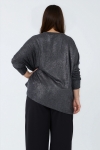 Pull oversize en maille lurex