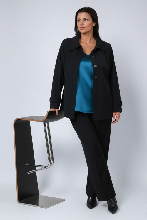 Veste fluide tissus stretch  et souple 