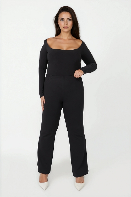 Pantalon flare milano hivernal elegance sculptante