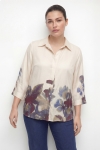 Blouse fluide viscose ecovero a base florale