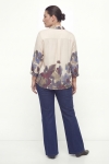 Blouse fluide viscose ecovero a base florale