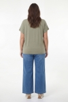 Tee-shirt oversize fluide en modal viscose cotele