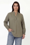 Cotton lycra poplin shirt - modern elegance and stretchy comfort