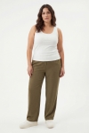 pantalon de tailleur uni en lyocel