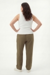 plain lyocel tailored pants