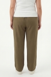 plain lyocel tailored pants