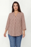 Timeless, flowing polka dot blouse by Jean Marc Philippe
