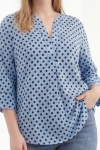 Timeless, flowing polka dot blouse by Jean Marc Philippe