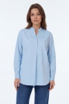 Cotton lycra poplin shirt - modern elegance and stretchy comfort