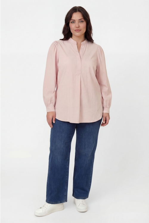 Cotton lycra poplin shirt - modern elegance and stretchy comfort