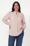Cotton lycra poplin shirt - modern elegance and stretchy comfort