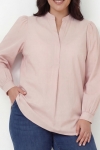 Cotton lycra poplin shirt - modern elegance and stretchy comfort
