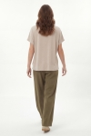 Tee-shirt oversize fluide en modal viscose cotele