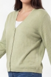 Thin openwork knit vest - One size fits 44 to 52