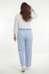 Flowy tailored trousers in super100 poly-viscose - coordinates with jacket vado1213