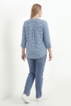 Timeless, flowing polka dot blouse by Jean Marc Philippe