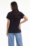 Tee-shirt oversize fluide en modal viscose cotele
